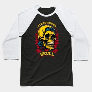 Streetwear Skull Baseball T-Shirt